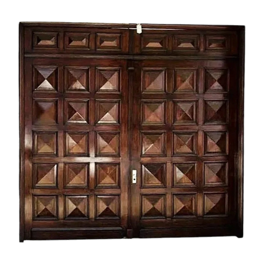 Monumental 'Diamond Beak' Entry Doors