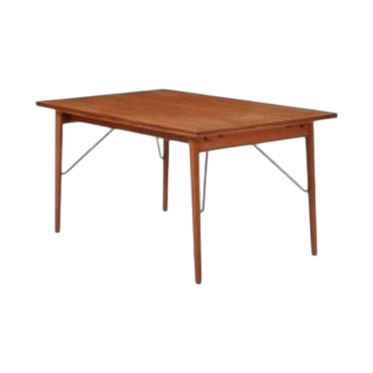 Hvidt & Mølgaard-Nielsen Model 312 Extending Teak Dining Table for Søborg Møbelfabrik, 1956