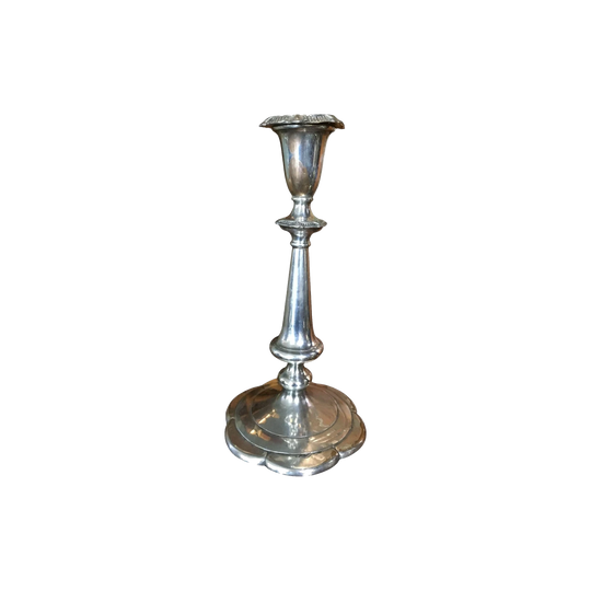 Sheffield silver candlestick, c.1820