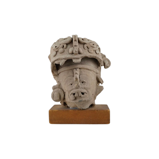 Pre-Columbian Jaguar mask fragment, Veracruz, 300-900 AD