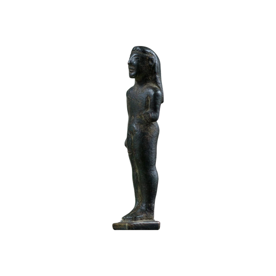 Very Rare Archaic Greek bronze Kouros figure, c.525 BC
