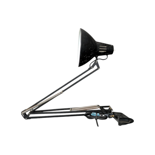 Vintage Industrial Luxo Model L1 Articulated Task Lamp – Early Clamp Mount