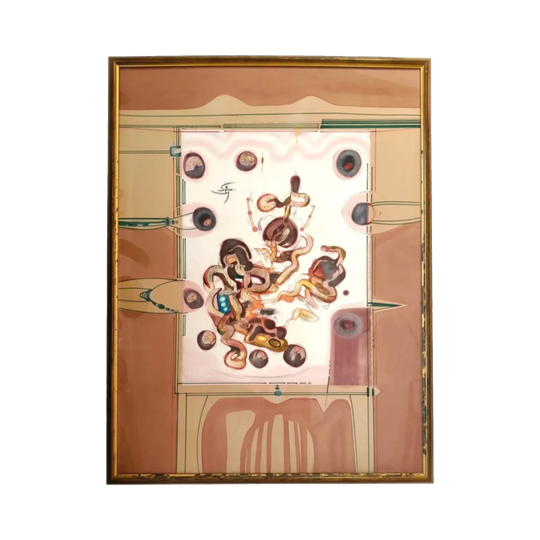 Original MCM Abstract art by Robert Francis Williams