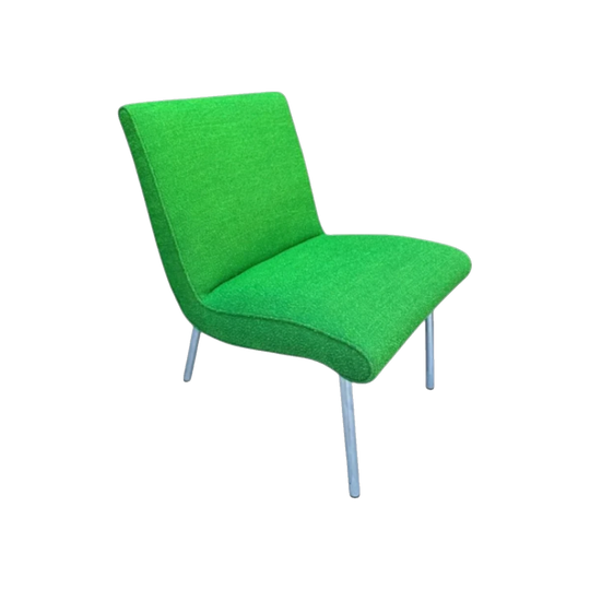Walter Knoll Vostra 607 Lounge Chair by Jens Risom, Classic Edition – Reupholstered in Sustainable Living Fabrics Ecostyle (Biome)