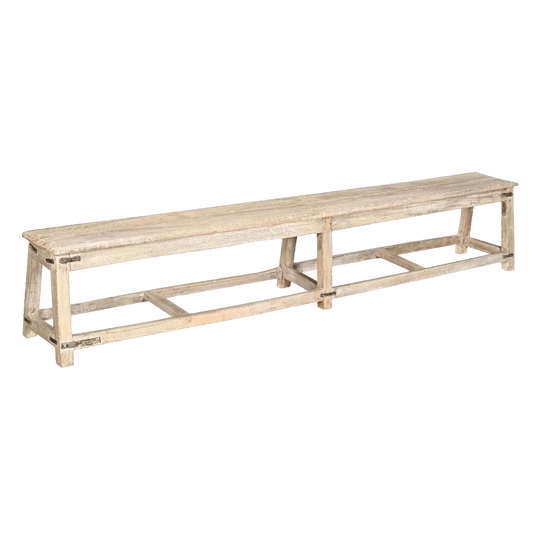 BENCH SEAT SUN BLEACHED TEAK / 400