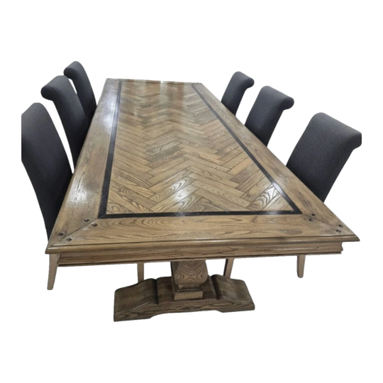Vintage American Oak Dining Set
