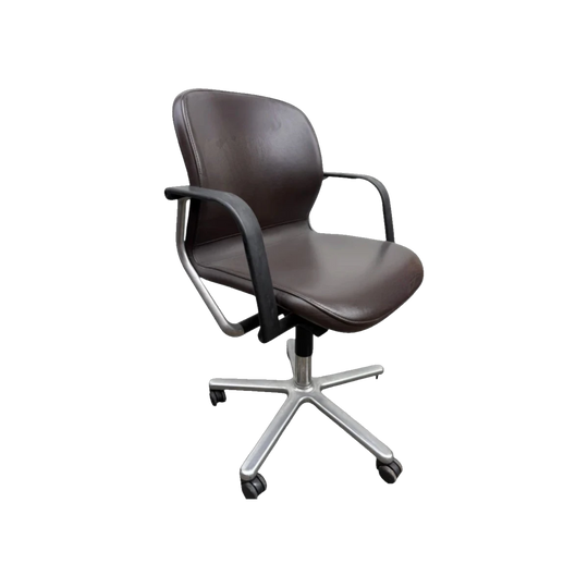 Pre-Loved Wilkhahn Chair – Brown and White