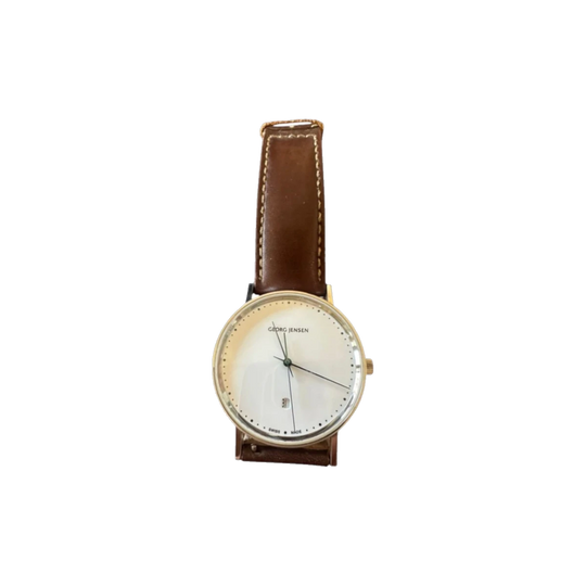 George Jensen - Henning Koppel Men’s Watch . Excellent condition. Spare black leather watch band.