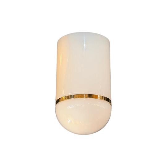 Opal Perspex Brass Wall Sconce