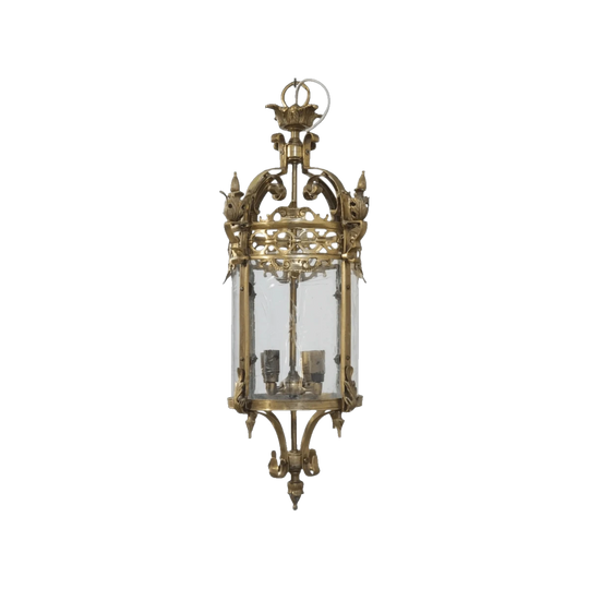 Brass Four Globe Lantern