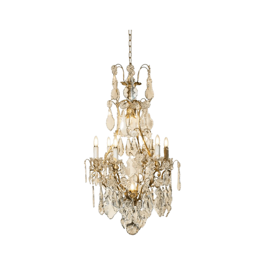 French Brass Chandelier, Circa 1800's
