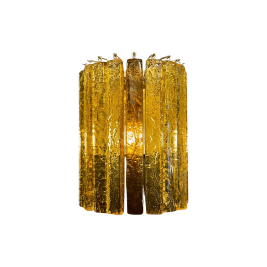 Vintage Amber Murano Sconce