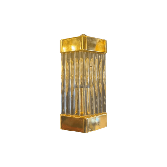 Vintage Art Deco Brass Wall Sconce