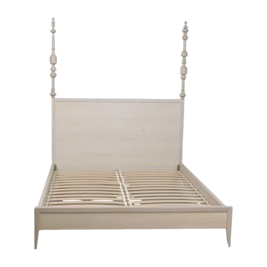 Vintage ZUSTER Sabrina Queen Bed Frame - Blonde Oak