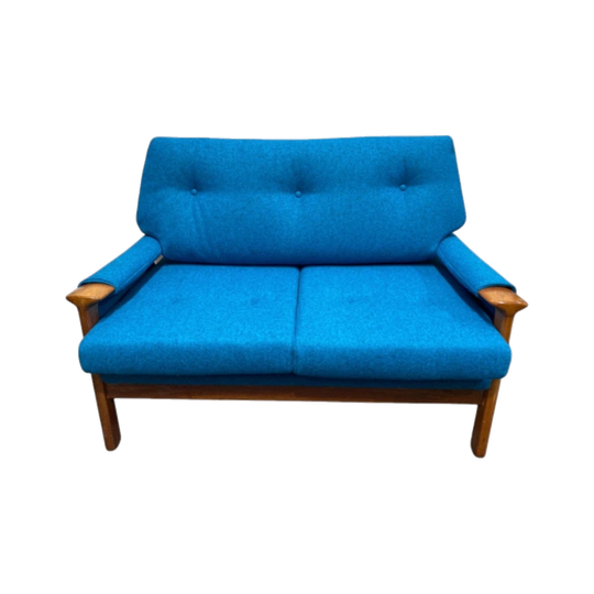 Mid century TESSA two seater sofa - newly upholstered.