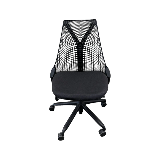 Herman Miller Sayl Armless Office Chair, Black — Yves Béhar