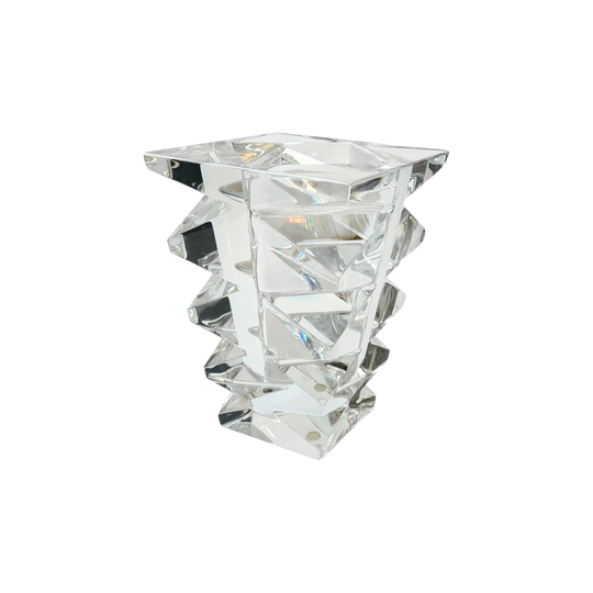 Baccarat Totem Vase — Clear Crystal (Nicolas Triboulot)