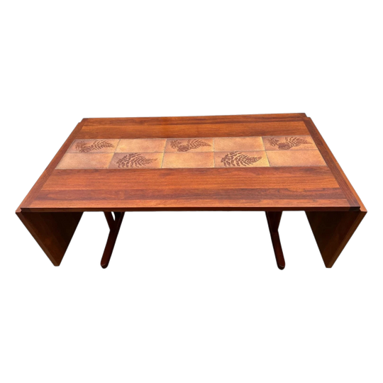 Mid-Century Danish Drop Leaf Dining Table by Gangsø Møbler