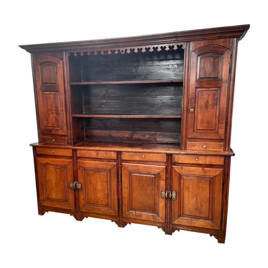 Early 19th century French Cherrywood Country House Dresser.