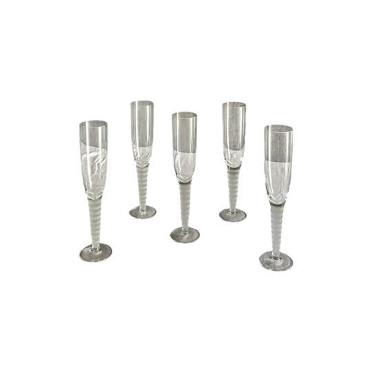 BODA NOVA CHAMPAGNE FLUTES (SET OF 5)