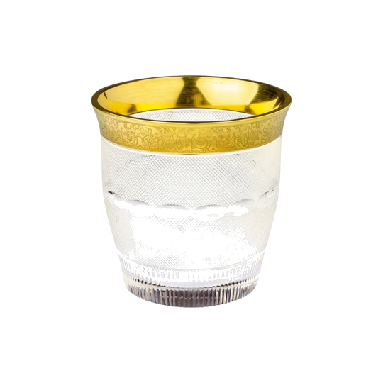 Moser ‘Splendid’ Lead‑Free Crystal Ice Bucket with 24‑Karat Gilt Rim, Post‑1992