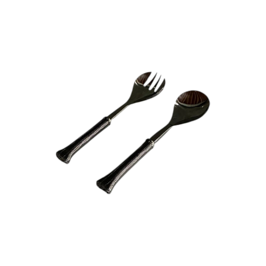 STAINLESS STEEL SALAD SERVERS 1950s