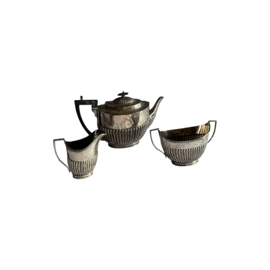 VINTAGE SHEFFIELD SILVER-PLATED TEA SET c.1930s
