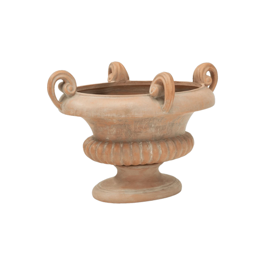 Large Italian Terracotta Garden Pot by Paolo Marioni, Florence, c. 1980