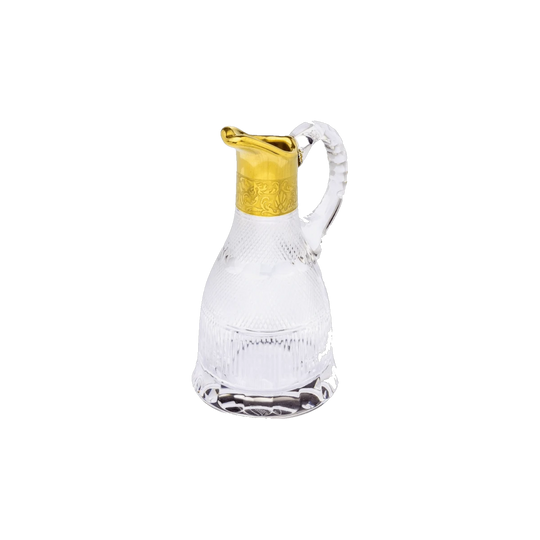 Moser ‘Splendid’ Lead‑Free Crystal Small Carafe with 24K Gilt Rim