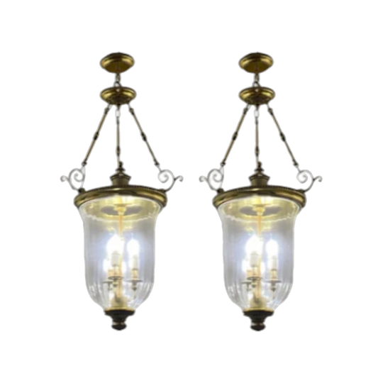 Cambridge Large Pendant Burnished Brass - HK-CAMBRIDGE-P-L