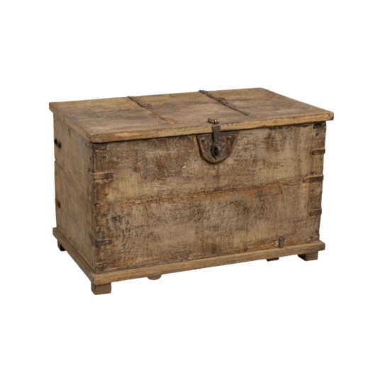 Antique Wooden Indian Chest