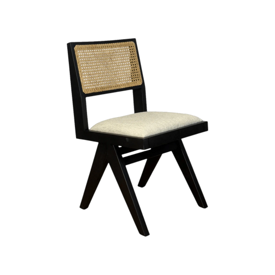 Julip Dining Chair (Black/Natural)