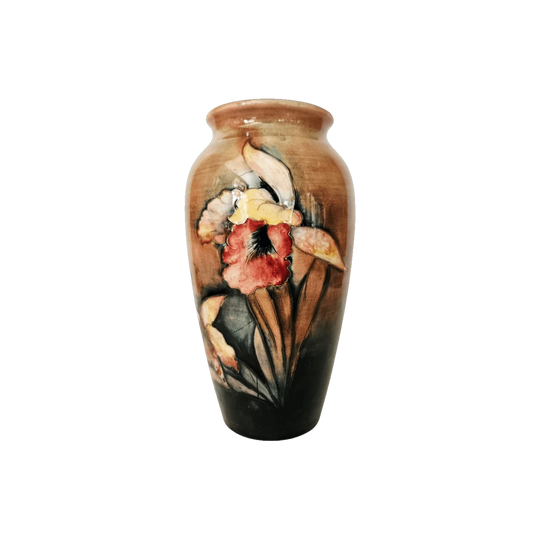 Walter Moorcroft Flambe Orchid Tapered Vase