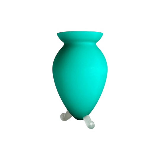 Murano Satin Glass Vase, Italy c.1980s