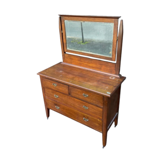 Vintage Oak Dressing Table