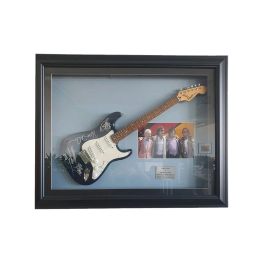 Rolling Stones - Framed Signed Guitar