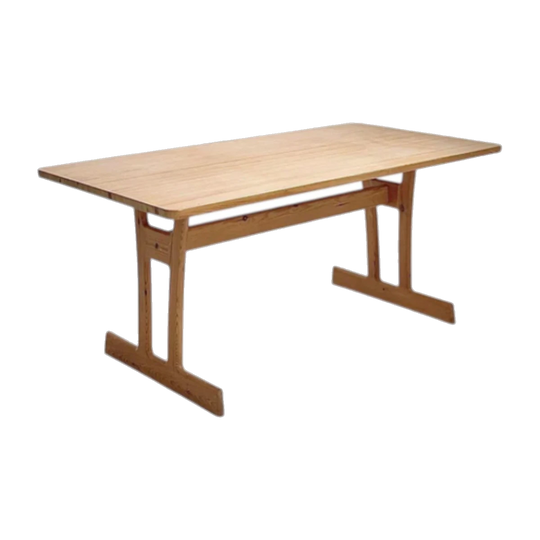 Danish ‘Shaker’ Table in Solid Oregon Timber – Original Vintage Condition