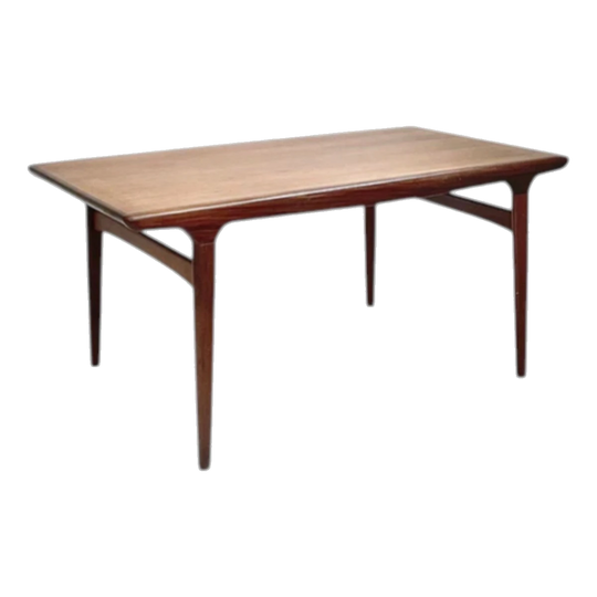 Johannes Andersen for Uldum Møbelfabrik Danish Teak Extension Dining Table, 170–243 cm