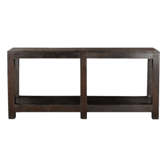 Narrow Wooden Island Bench or Long Side Table
