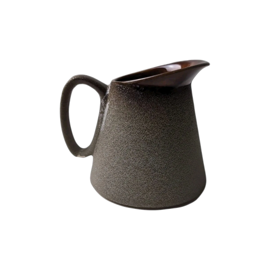 Dana Safari Stoneware Milk Jug / Creamer, Brown Glaze, Australia, 1970s
