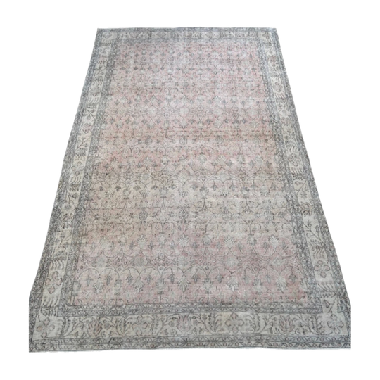 ‘Nancy’ Washed Pastel Floral Rug, 221 x 329 cm