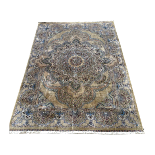 Qom Region Persian Silk Carpet