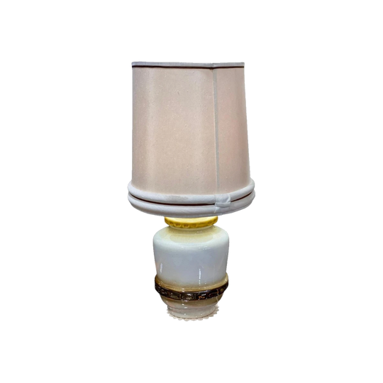 Large mid century glazed table lamp (c) 60’s/70’s.