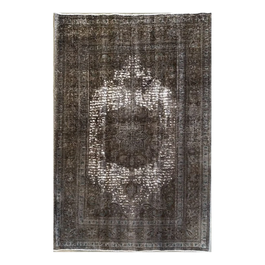 Persian Tabriz Rug – Hand-Knotted, Antique-Finish, 290 x 198 cm