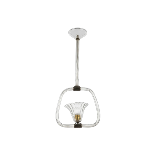 Barovier & Toso Art Deco Murano Pendant