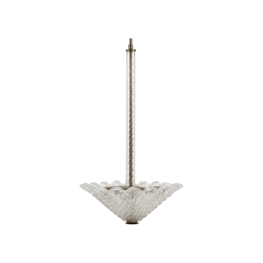 1930s Rostrato Murano Pendant