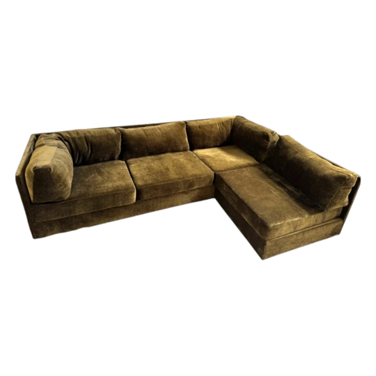 Fler Modular Sofa Set – Restored to Order, Example in Warwick Bark Velvet