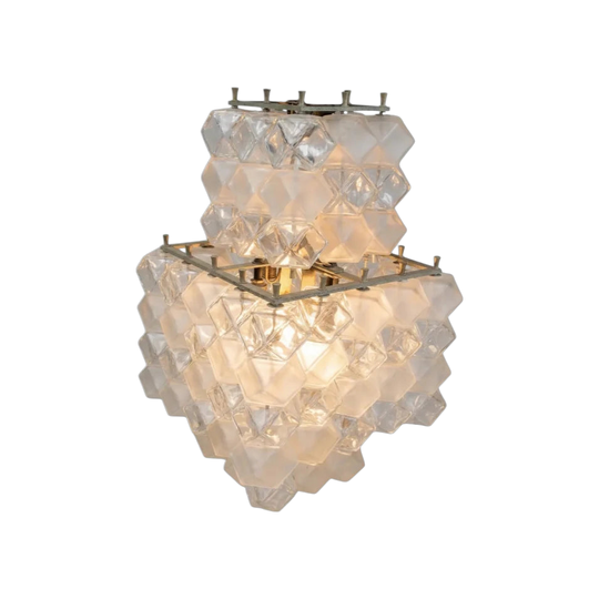 Italian Murano Geometric Chandelier