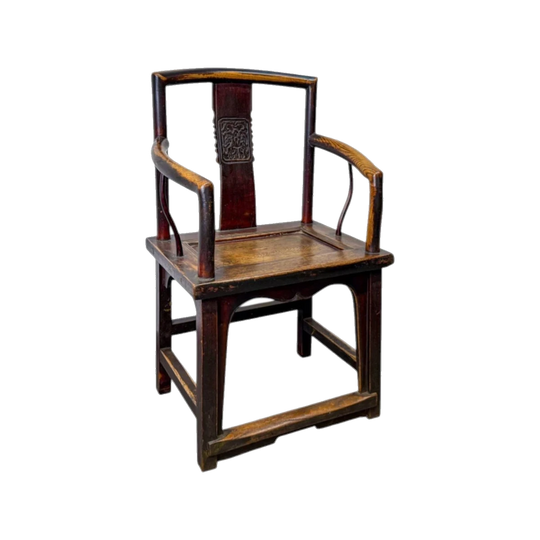 Beijing Armchair, Brown Wood