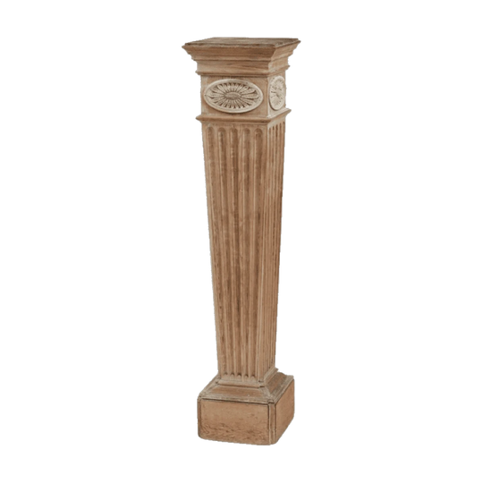 GEORGE III NEOCLASSICAL PINE PEDESTAL